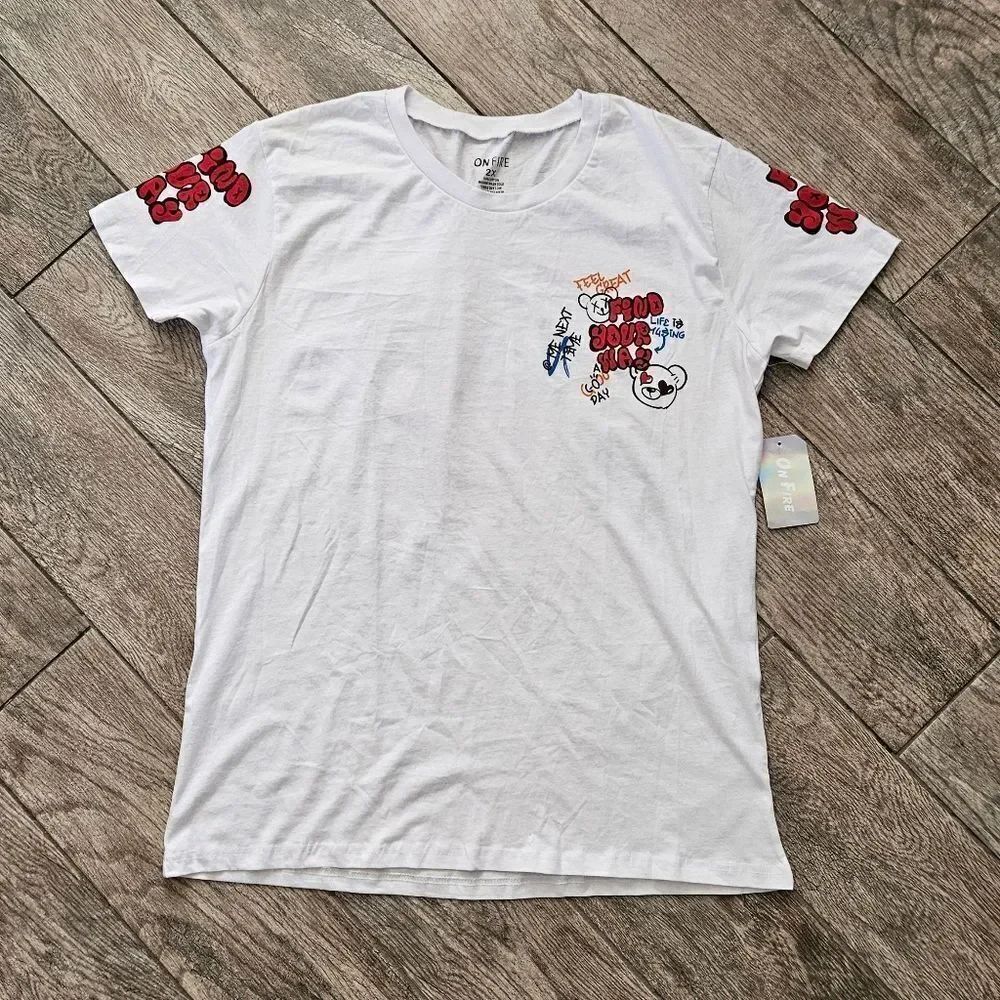 On Fire Find Your Own Way Short Sleeve T-Shirt Size 2X